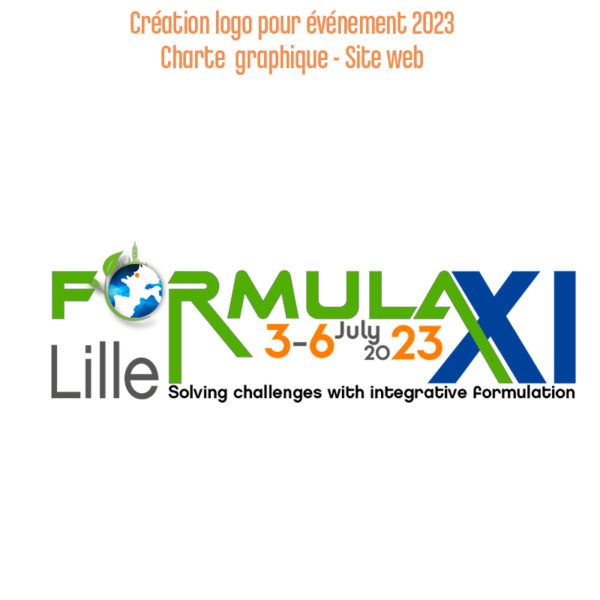 Logo charte graphique pour évènement Formula XI (2023)