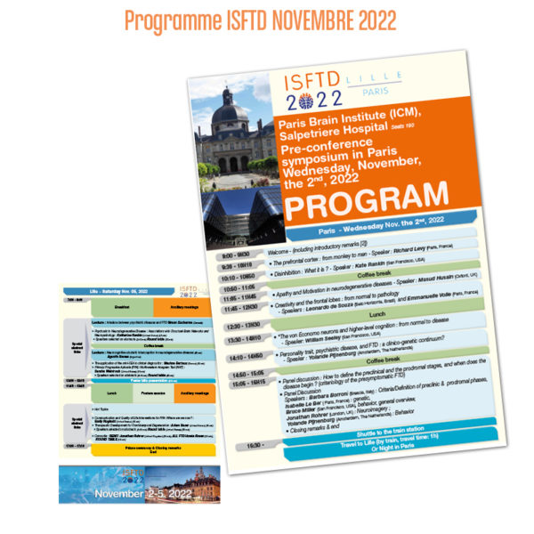 Programme ISFTD 2022